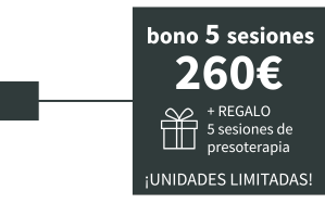 Oferta bono 5 sesiones LPG corporal por 260 €